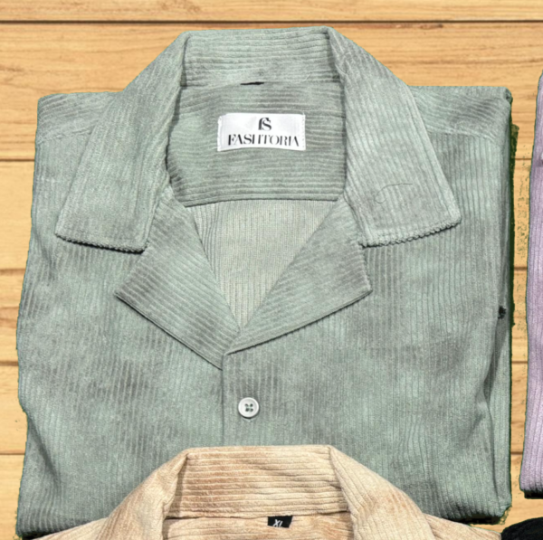 Light Green Velvet Shirt